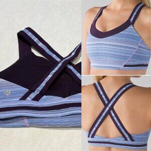 Lululemon  ^ * athletic  Stash N' Run sports bra Size 6 EUC